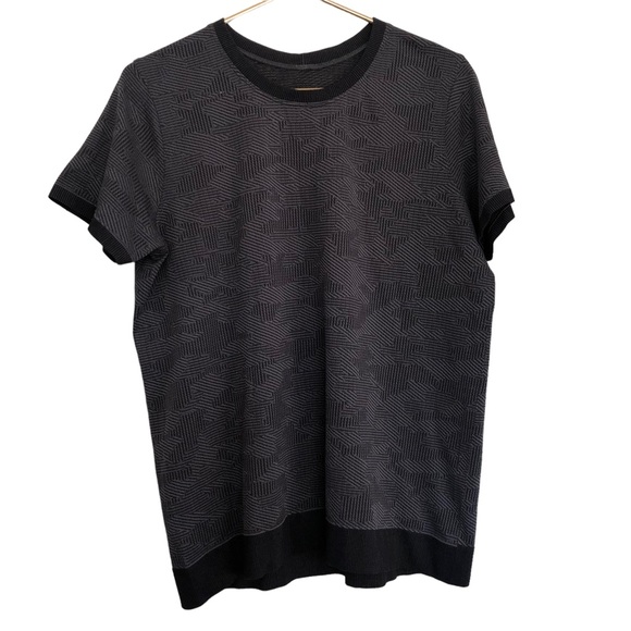 lululemon athletica Other - Lululemon Metal Vent Tech Men's L Short Sleeve Gray Camo Jacquard Crew T-Shirt